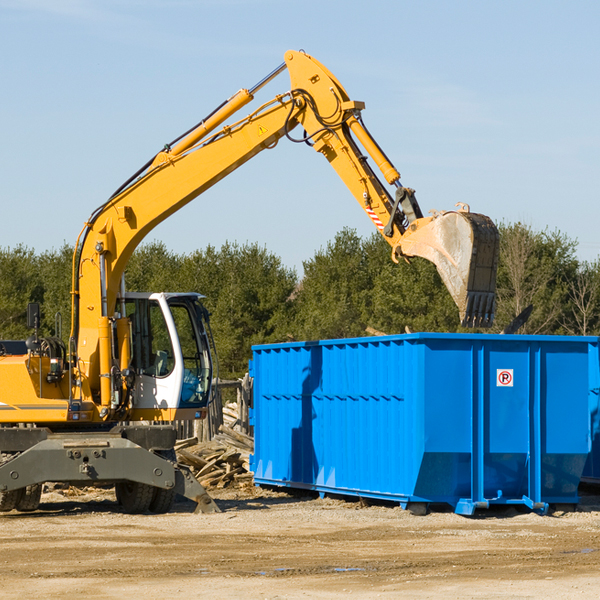 are there any restrictions on where a residential dumpster can be placed in Hillcrest Heights FL